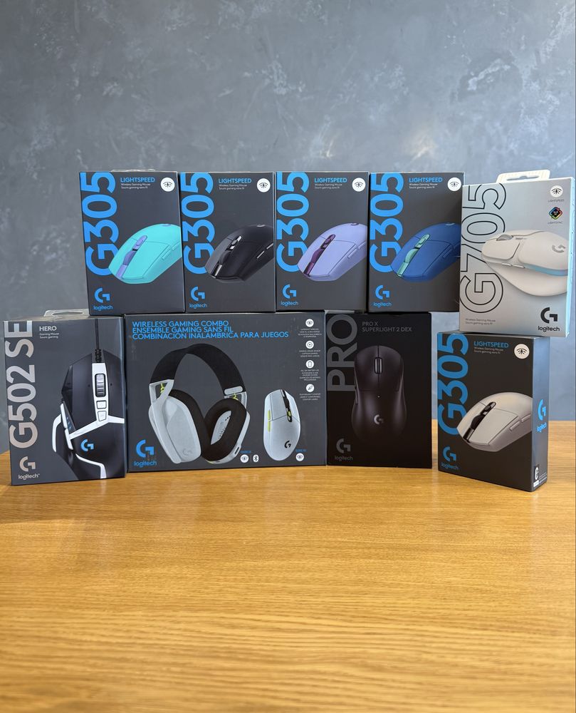 Мишка Logitech G305, G703, G705 G PRO Wireless та  G PRO X Wireless