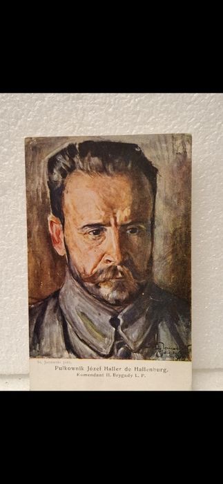 Pułkownik Józef Haller pocztówka llRp, St.Janowski