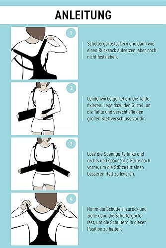 back bodyguard hometrainer korektor postawy pleców 1m