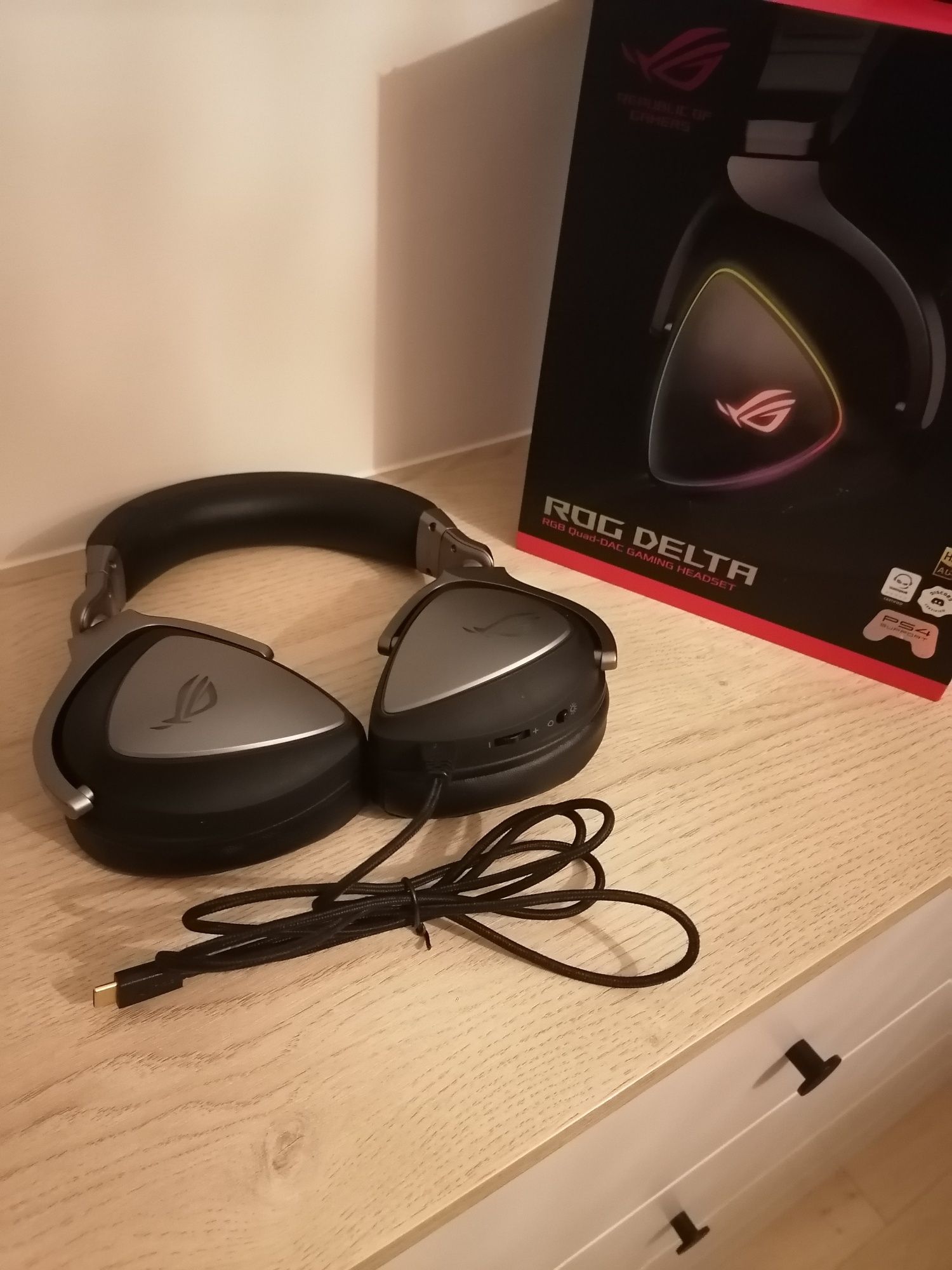 Asus Rog Delta Słuchawki USB type-C