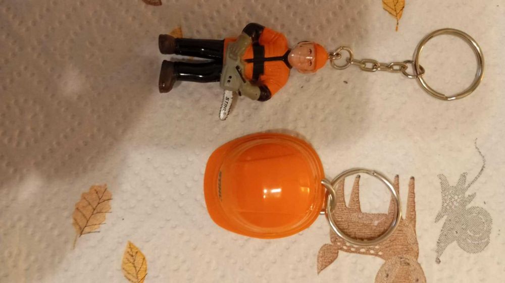 Breloczki kolekcjonerskie firmy Stihl.