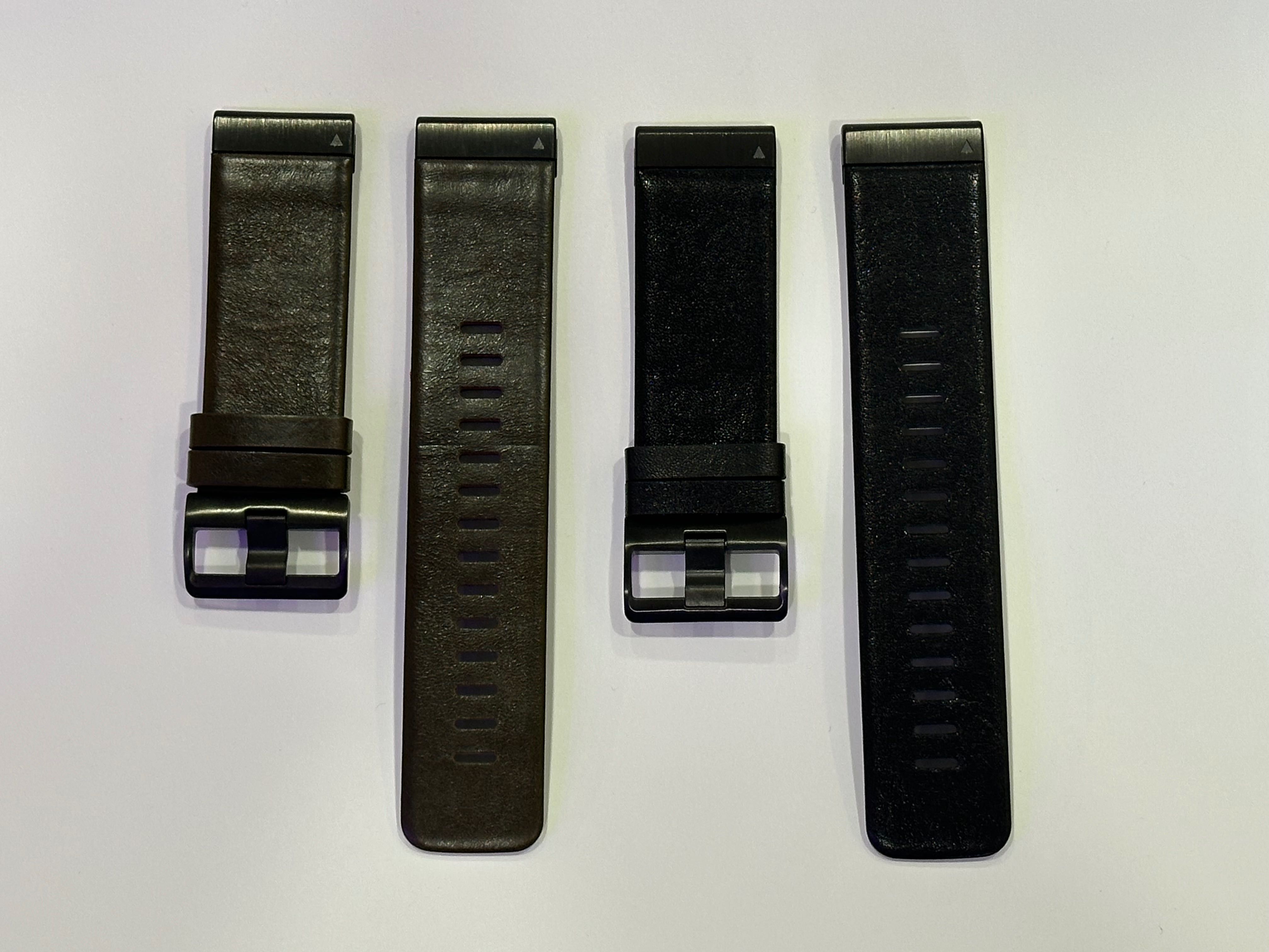 Шкіряний ремінець для годинника Garmin Fenix 8 7/6X Tactix 7 ін. 26 мм