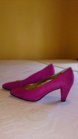 Sapatos mulheres rosa tamanho 38 usado