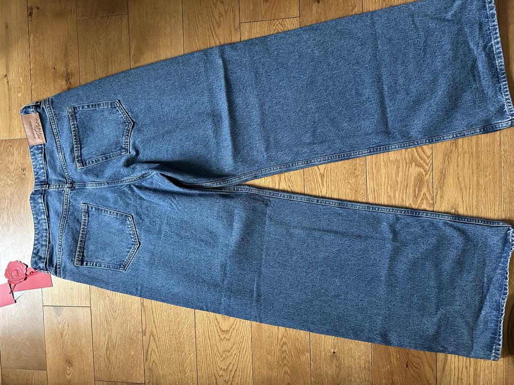Jeansy baggy Magda Butrym H&M 38