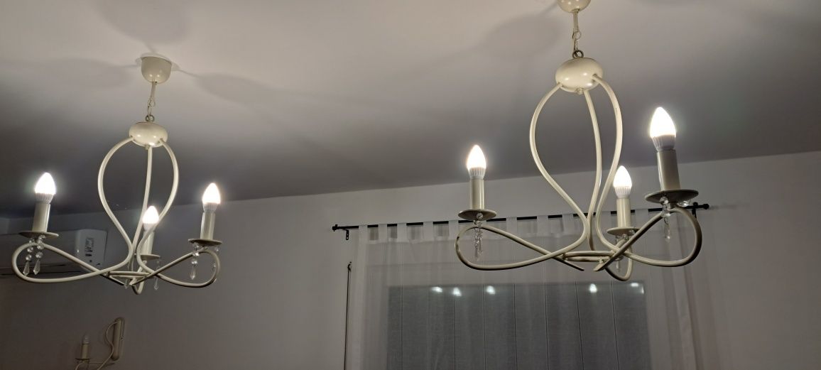 Lampa, komplet 3 sztuk, żyrandol, wisząca