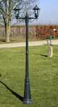 Lampa ogrodowa dwuramienna 215cm
