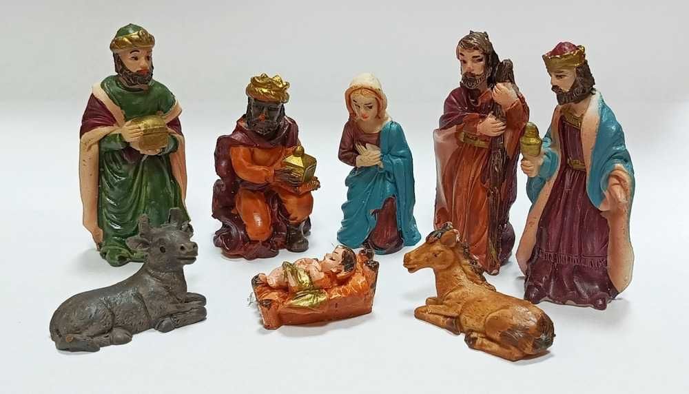 Figurki do szopki 8 elem. 9.5cm