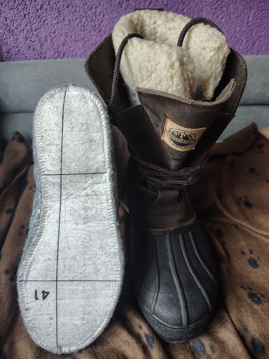 Adwenturidge. Buty skorzano-gumowe.