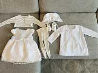 Zestaw do chrztu 6-9 m dla dziewczynki Coccodrillo Elegant