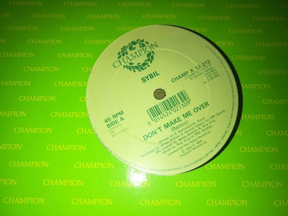 SYBIL (dance) Dont Make Me Over MAXI