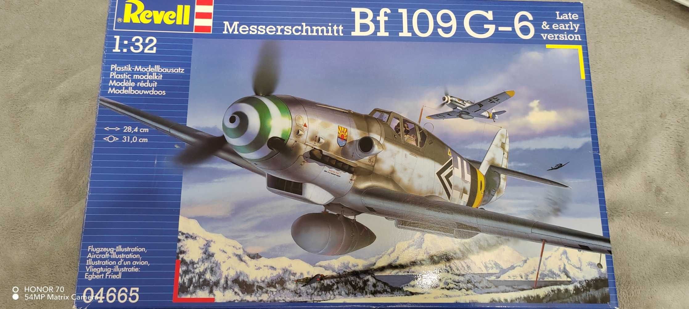 Revell model samolotu Messerschmitt Bf 109 G-6 skala 1:32