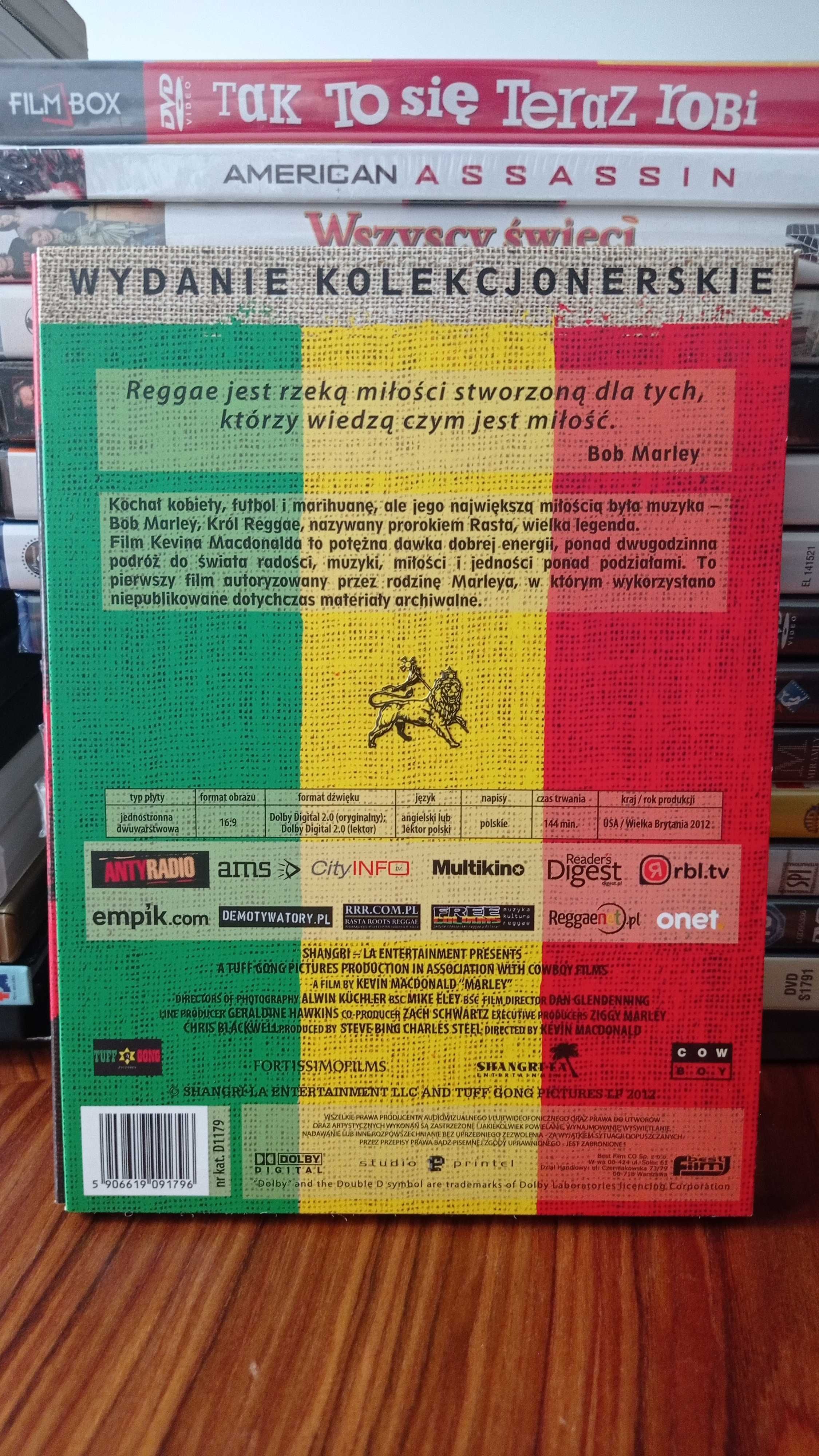 Film DVD MARLEY nowy oryginalne oficjalne wydanie mniej niż 1/2 ceny