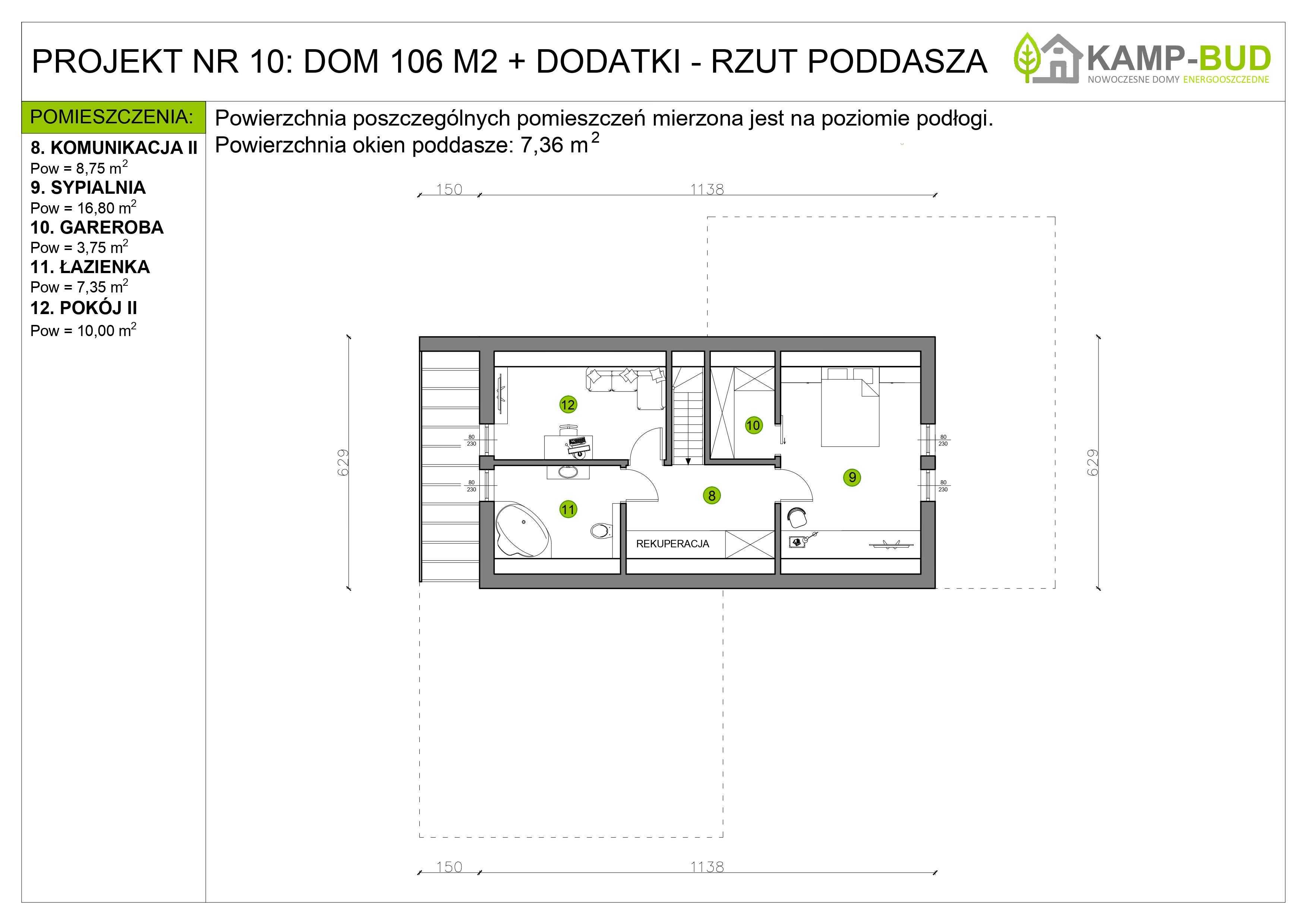 Nowoczesny dom energooszczędny, klimatyzacja, rekuperacja,fotowoltaika