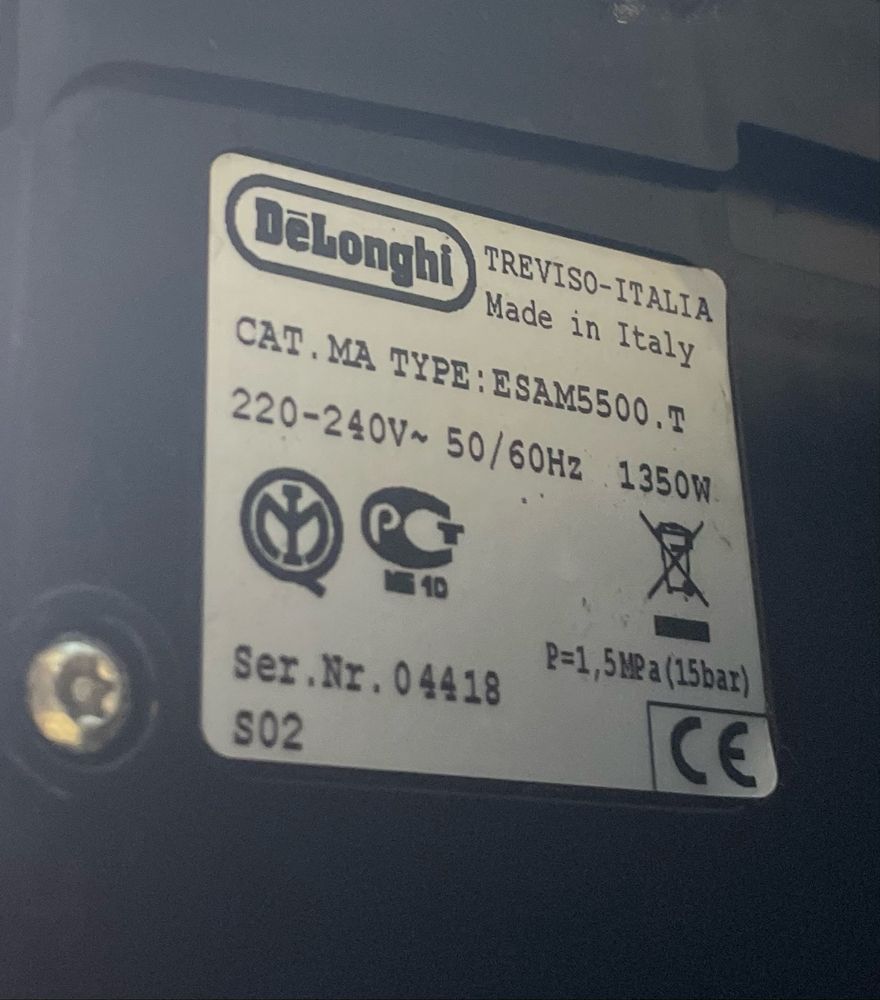 Expres Delonghi Perfecta Capuccino ESAM5500