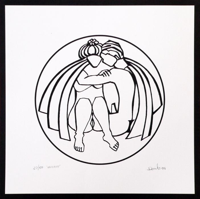 Arte - Serigrafias - "4 Estações" - Dorita de Castel-Branco