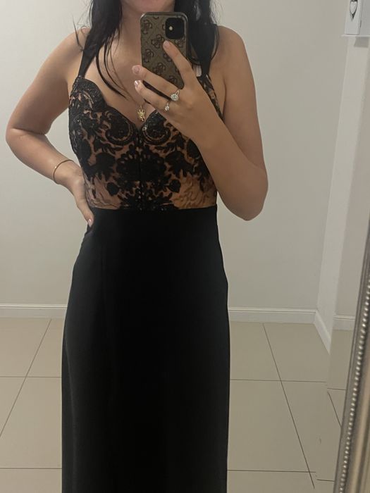 Sukienka Inubia czarna 36 nowa z metką Emo studniówka