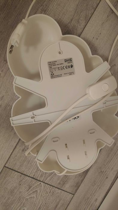 Lampa nocna chmurką ikea