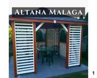 Altana drewniana ogrodowa Malaga. Szybka realizacja. Producent