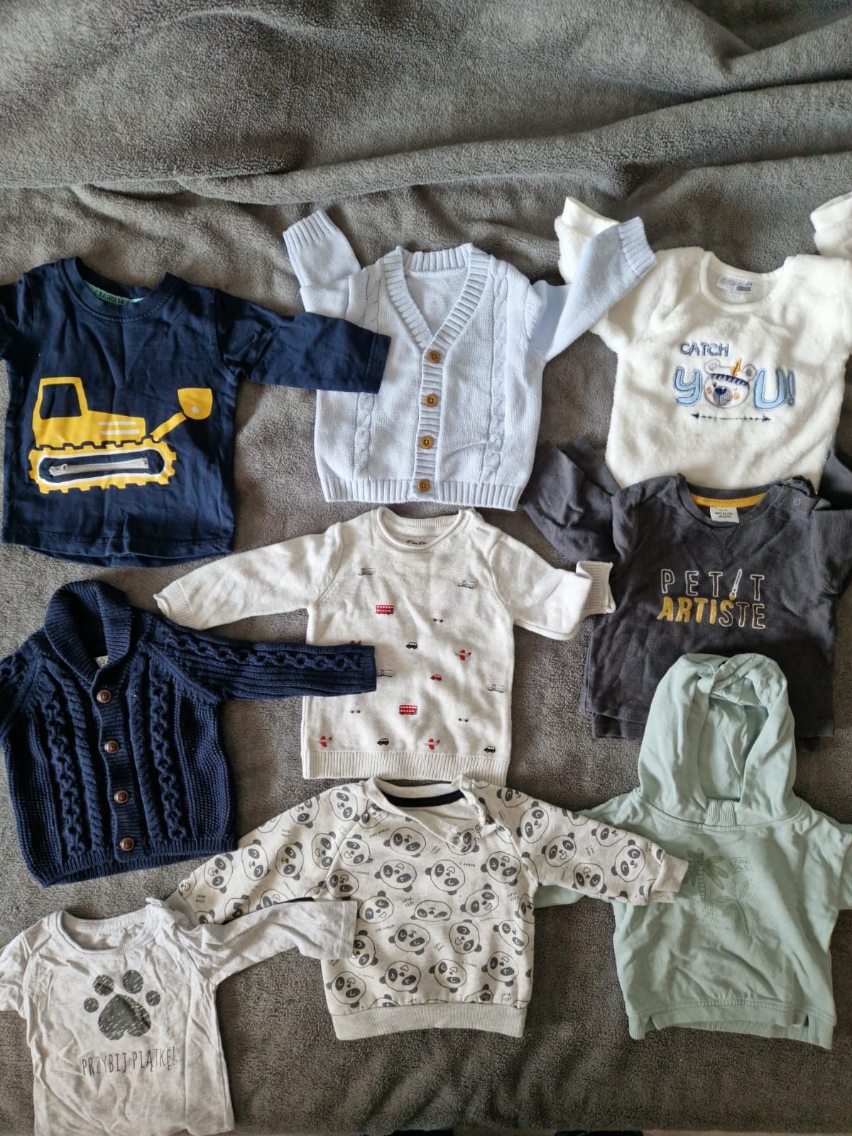 Paka ubrań niemowlęcych rozmiar 62-68