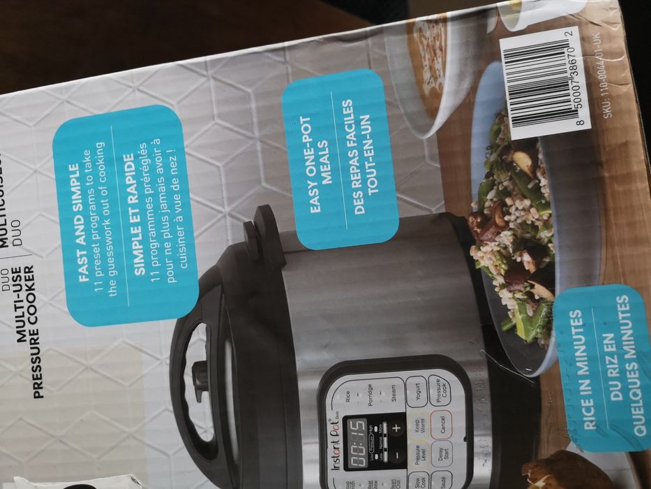 Szybkowar wielofunkcyjny Instant pot Duo, 3l, jak nowy, multicooker,