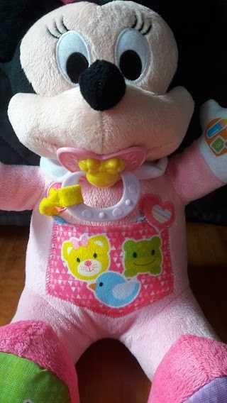 Peluche, Boneca, Minnie, menina, Canta