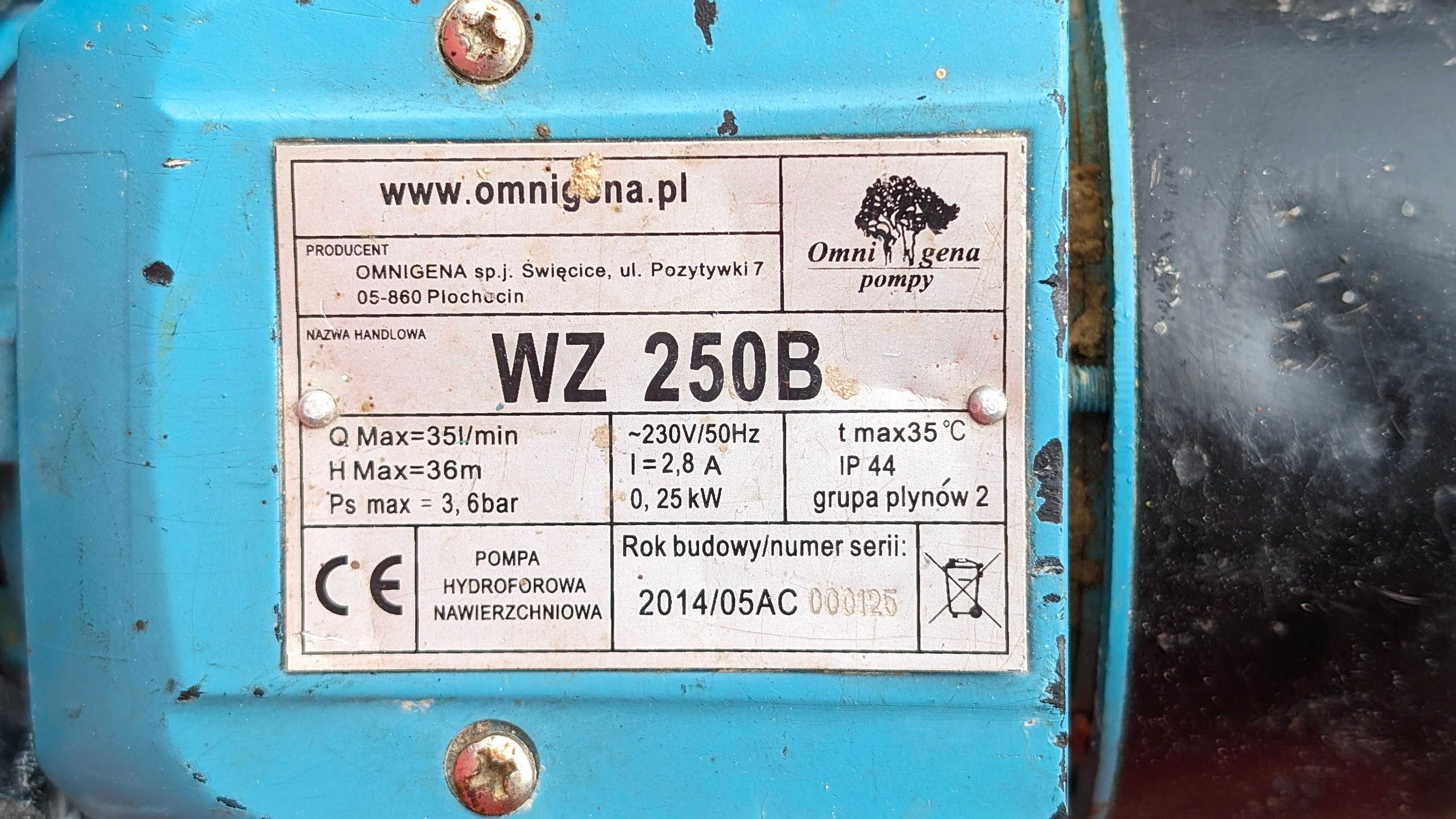 Omnigena wz 250 b pompa hydroforowa