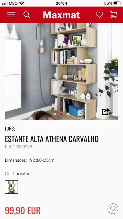 Estante parteleira