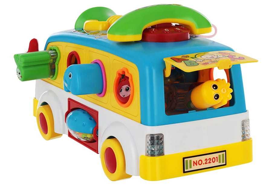 LT211 NOWY INTERAKTYWNY AUTOBUS dla dzieci sorter jeździ i gra telefon