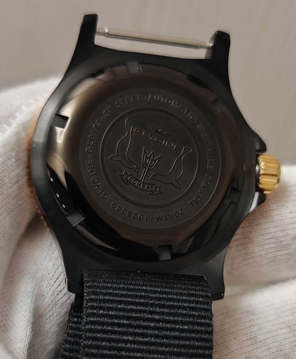 Чоловічий годинник Glycine GL0173 Combat Sab Automatic 42mm 200m