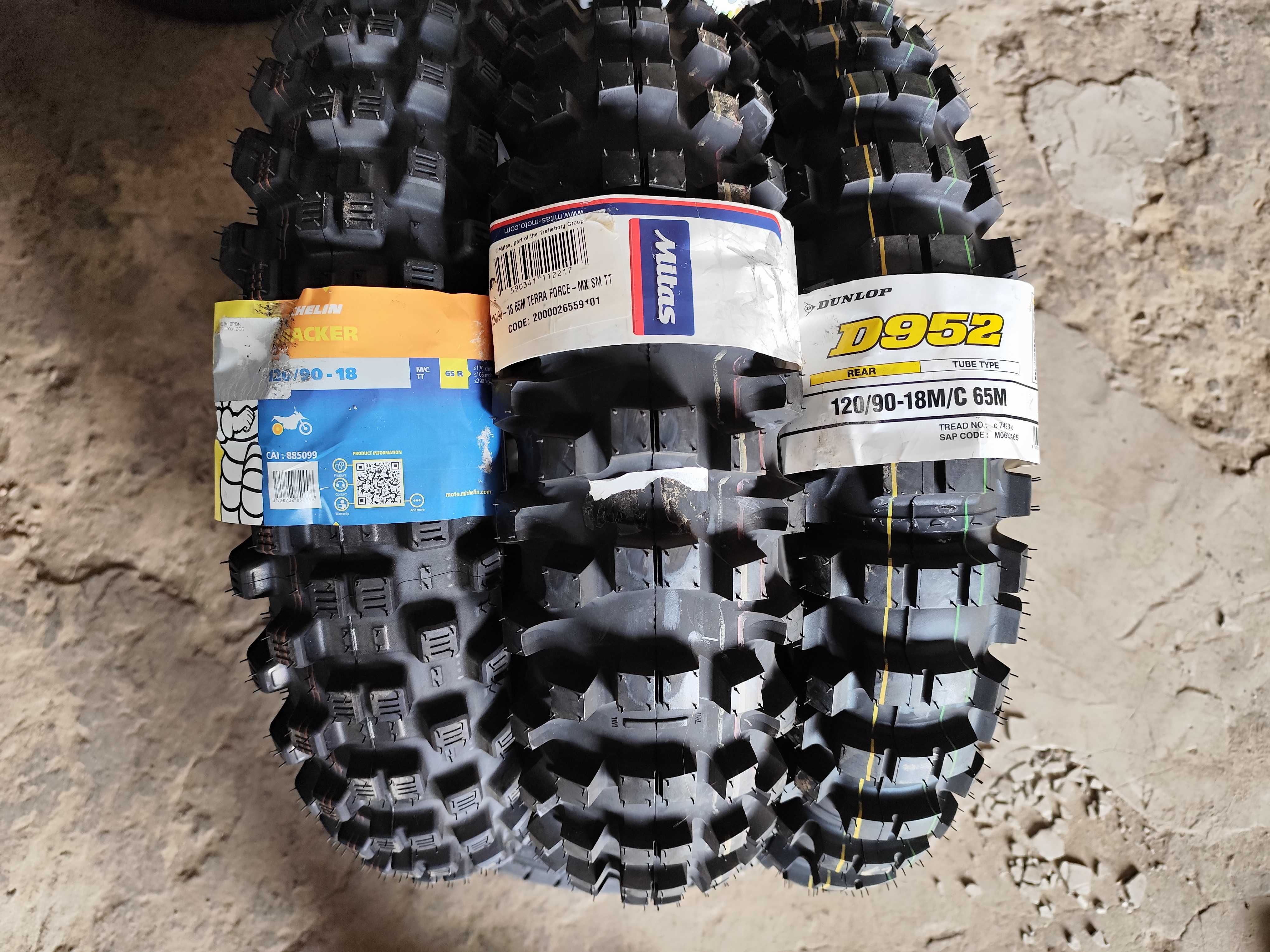 120/90 R18 Michelin Tracker 65R  Mitas /Dunlop/Pirelli