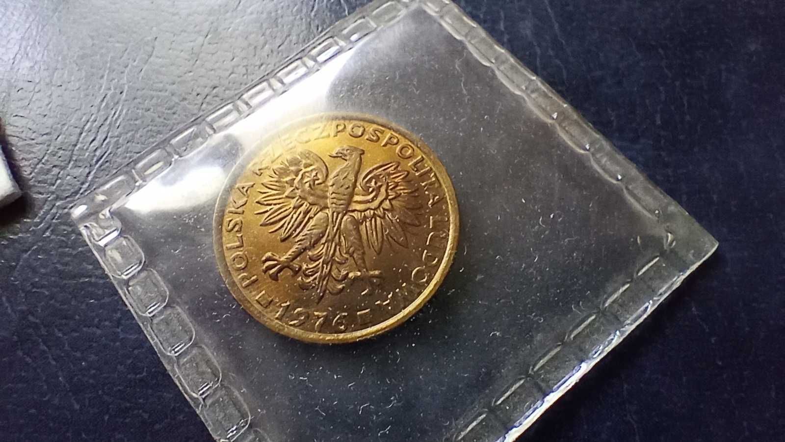 Stare monety 2 złote 1976 PRL stan menniczy