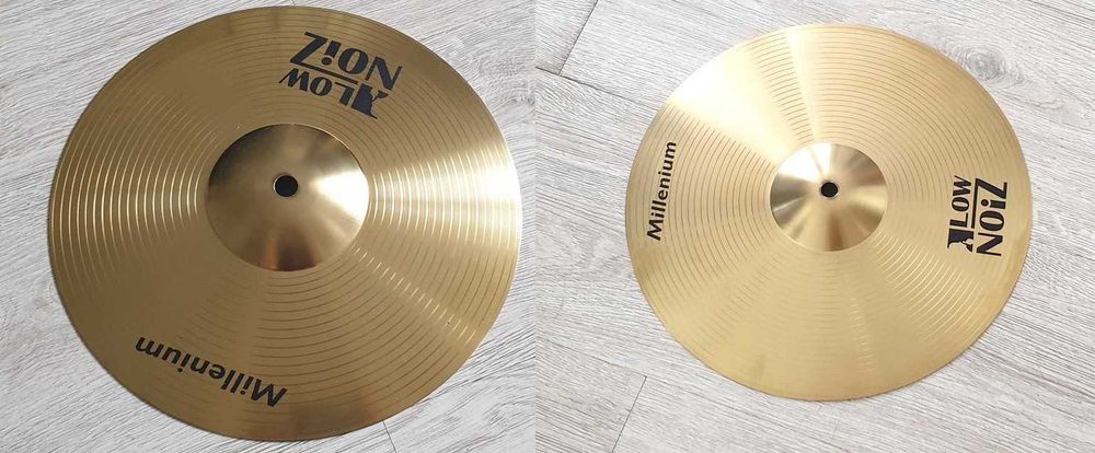 Dwa Talerze splash i crash Millenium 12 cali i 10 cala