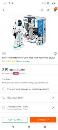 Robot interaktywny zabawka dla dzieci