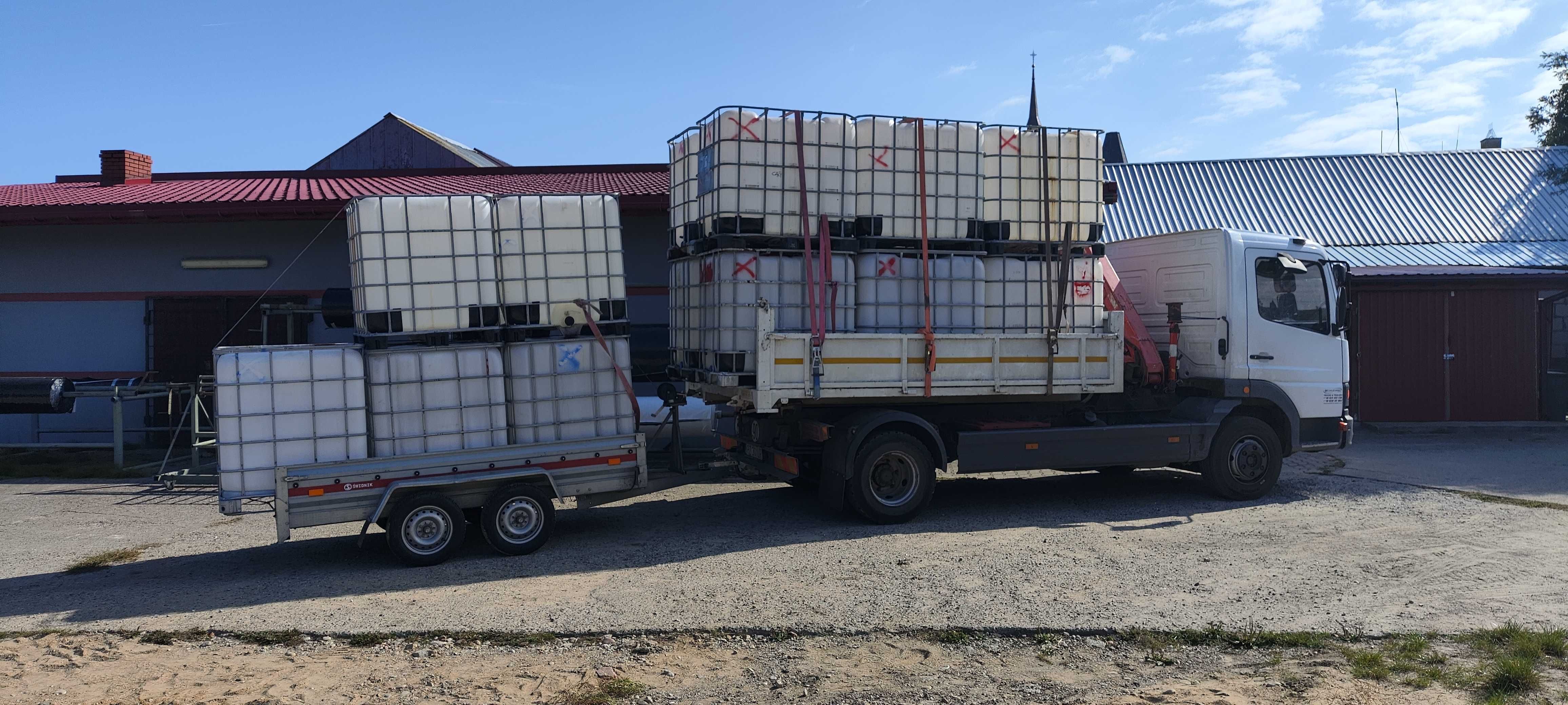 Zbiornik na wodę beczki 1000L 220L IBC czyste paliwo melasa RSM Dowóz!