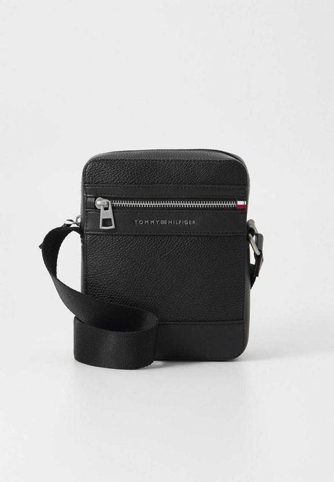 100% ОРИГИНАЛ Tommy Hilfiger reporter мужская черная сумка В НАЛИЧИИ