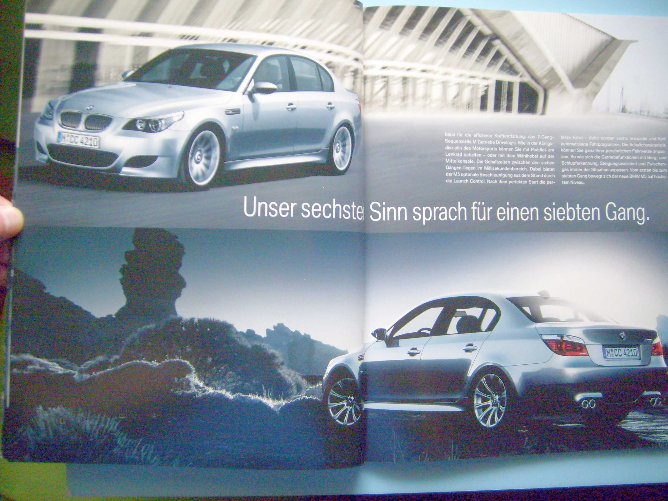 BMW M5 E60 M-Power 2004 prospekt 76 str., !!! stan BDB * RABATY 10% !