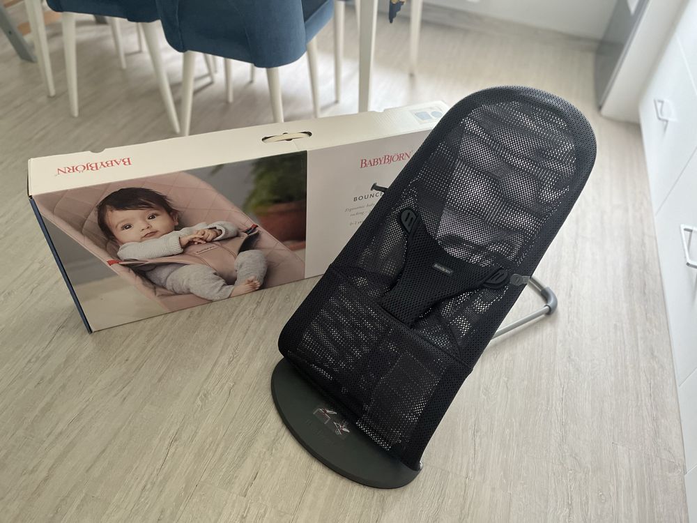 Leżaczek BABYBJORN bliss mesh antracyt NA GWARANCJI