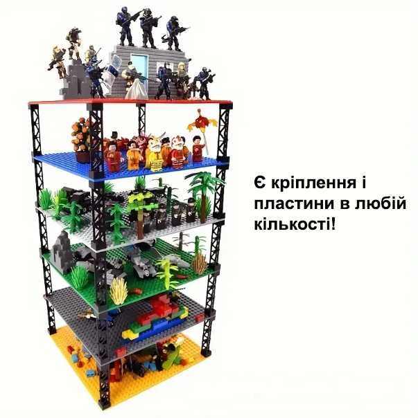 Базова пластина для ЛЕГО, Двостороння 25х25 см (32х32 піна)