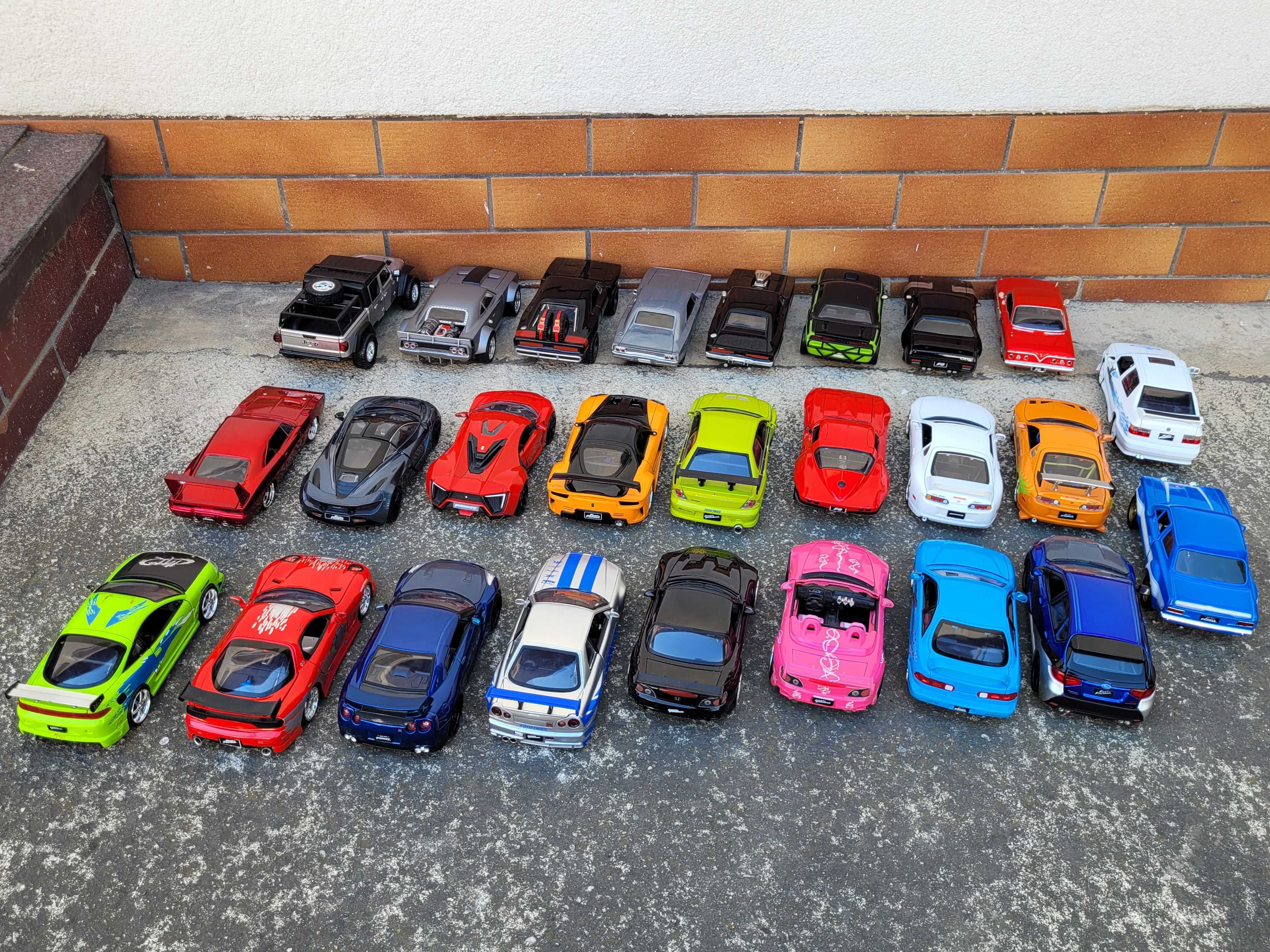Kolekcja Modeli Jada 1:24 Szybcy i wściekli  Fast & Furious 26 sztuk