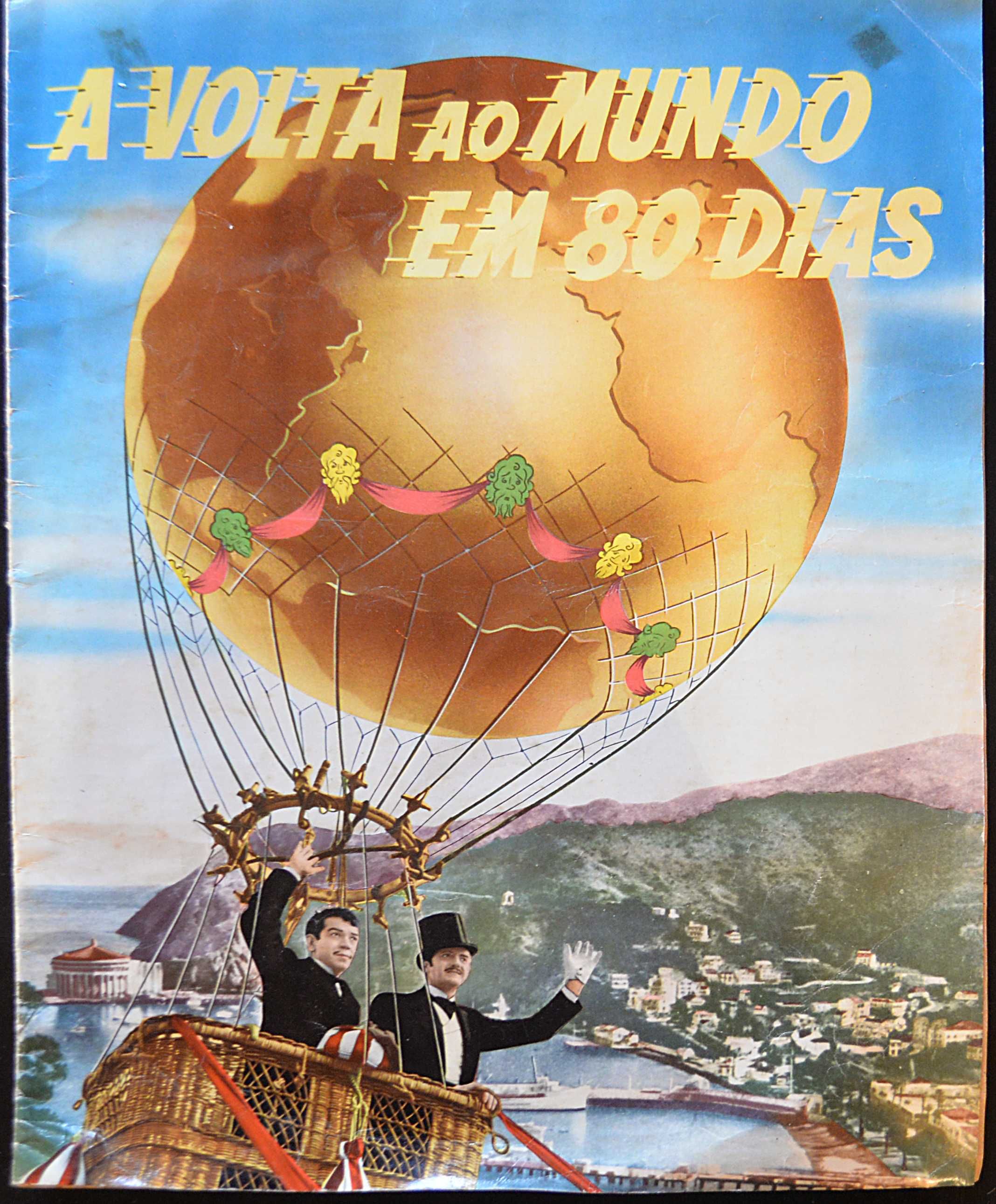 Caderneta Cromos-A Volta Ao Mundo Em 80 Dias-1958-(A.P.R)-Completa
