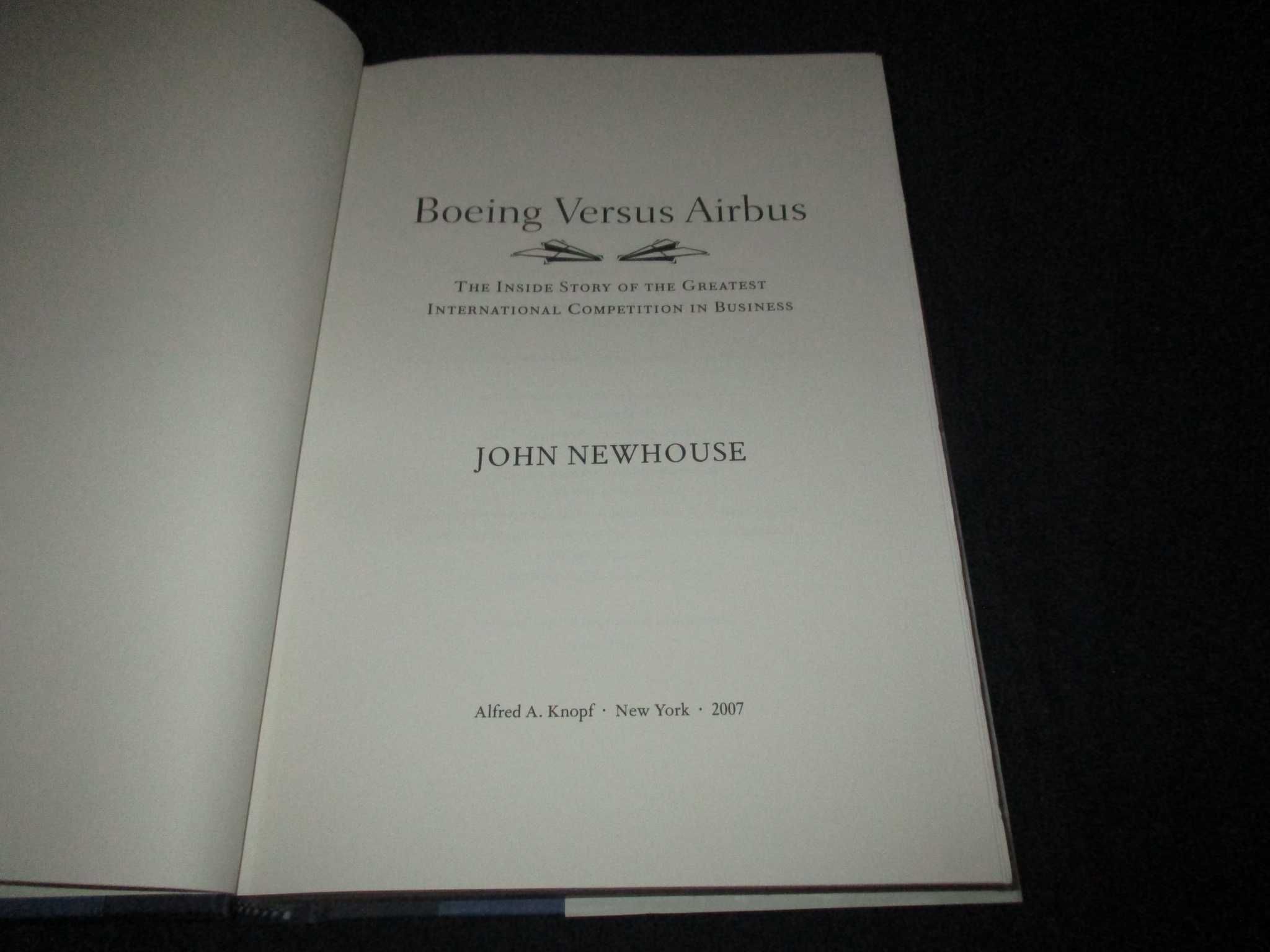 Livro Boeing versus Airbus John Newhouse