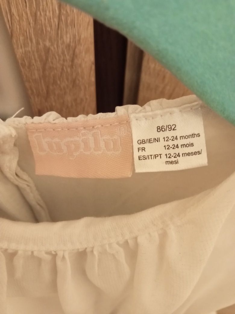 Śliczna sukienka rozm. 86/92 dla dziewczynki