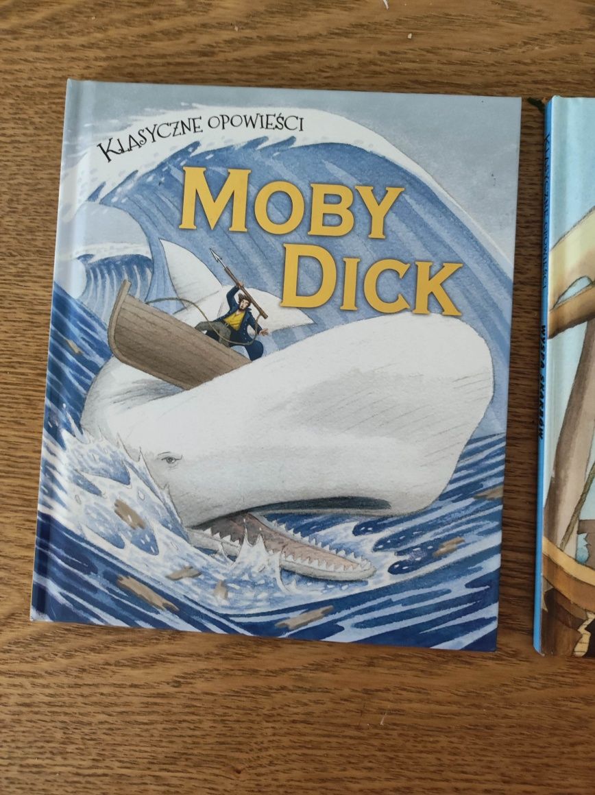 Moby Dick i wyspa skarbów dwie książki dla dzieci
