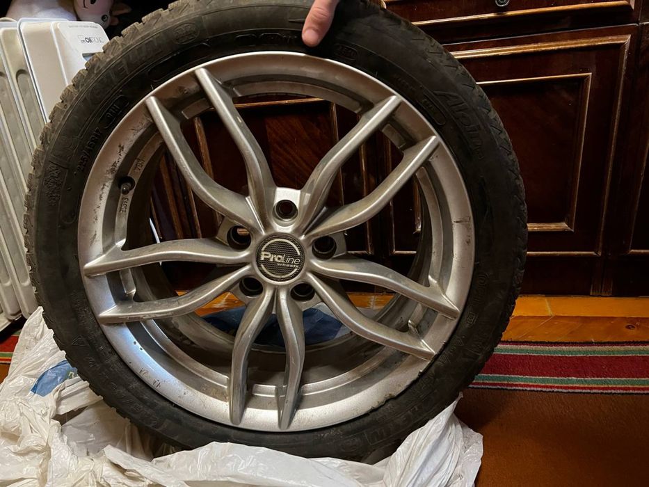 Диски с зимней резиной 5х112 r17 225/45/17 (audi a3)