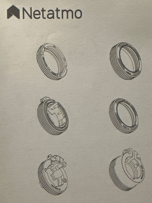 Netatmo adaptery głowic M30x1 M30x1.5 M28x1.5 Danfoss RA RAVL Giacomin