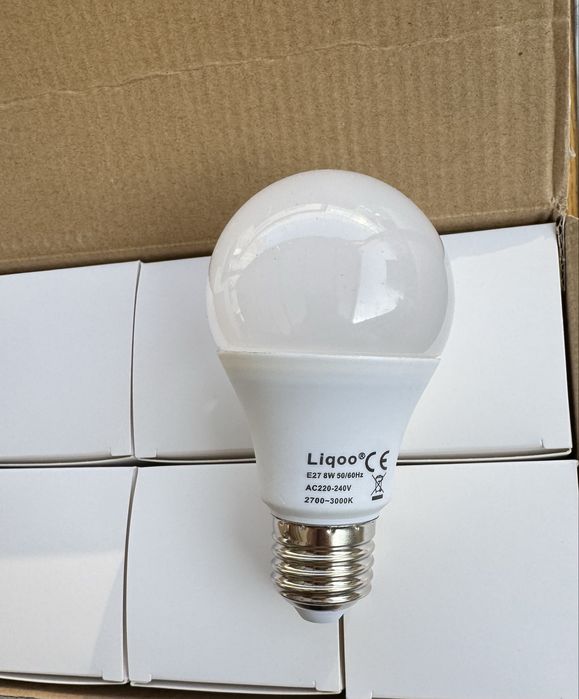Żarówki Led E27 Liqoo 8w 6szt
