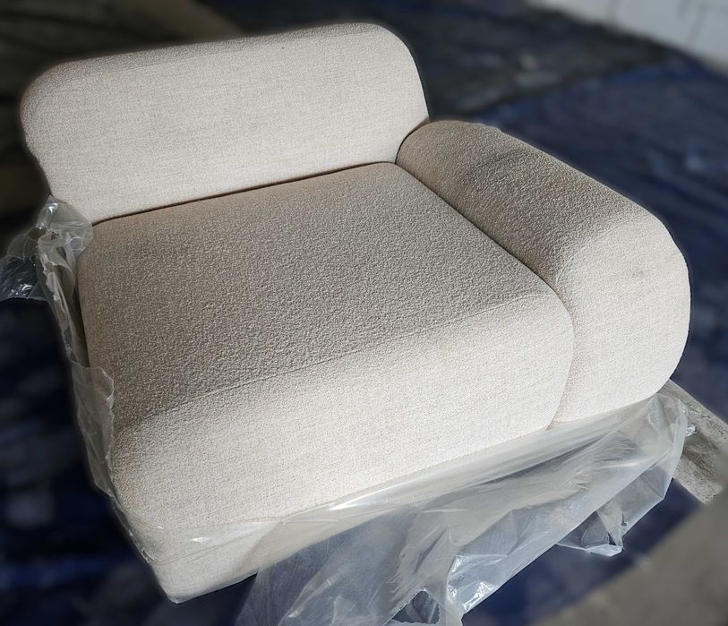 Sofa Wolke jasny beż Westwing - lewy moduł