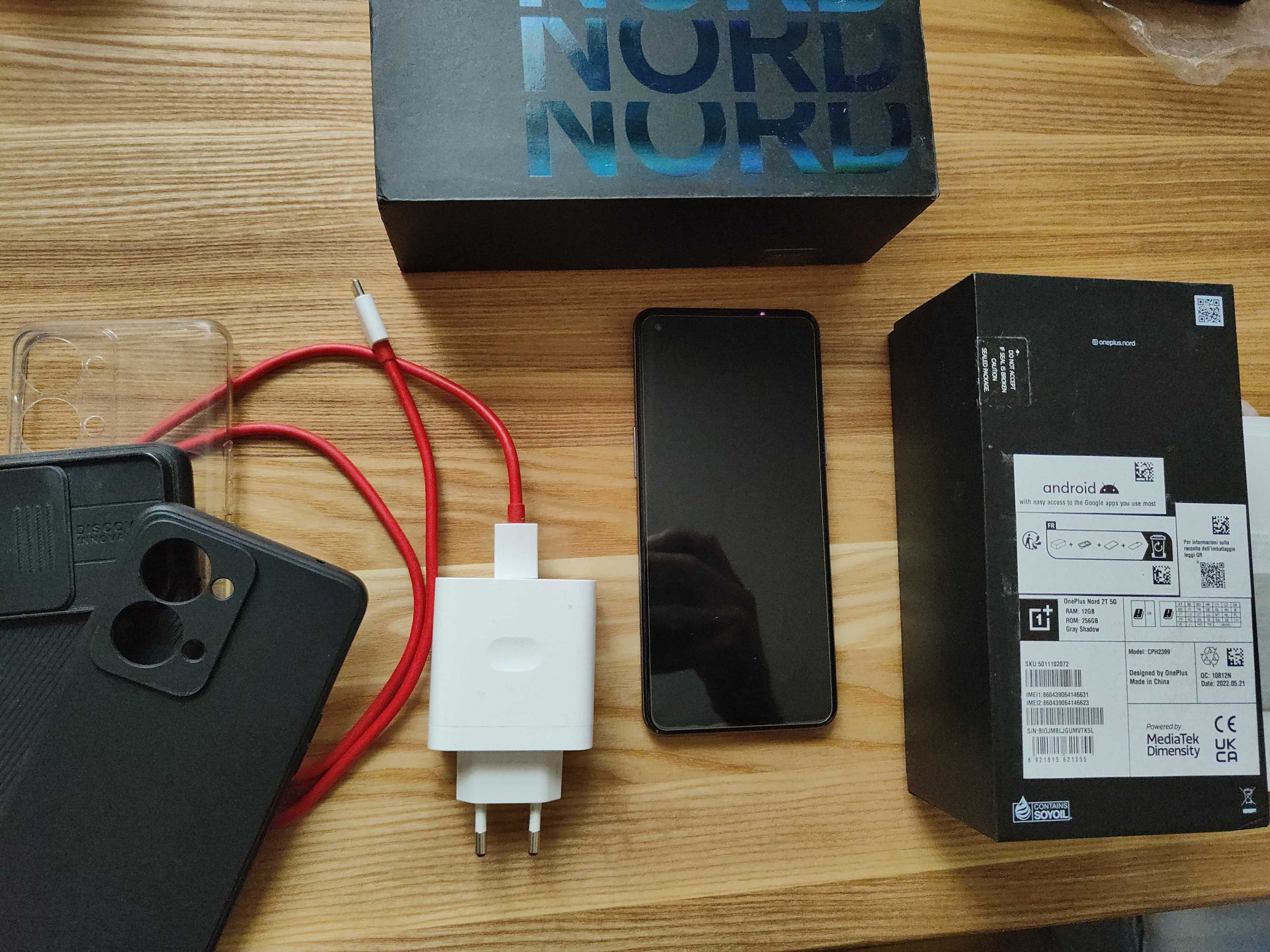 Смартфон OnePlus Nord 2T 5G 12/256G Gray Shadow Global оригінал