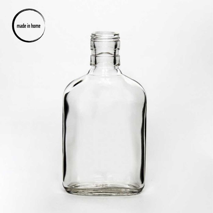 20szt. Butelka piersiówka 100ml + zakrętki SREBRNE fi 28/18