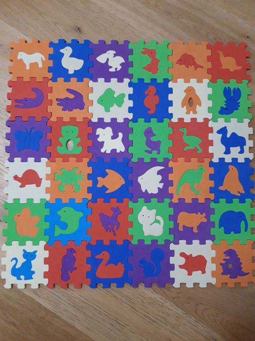 Puzzle piankowe układanka 60x60 mata